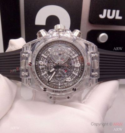 Hublot Sapphire Big Bang Unico Chronograph Replica Watch 45mm